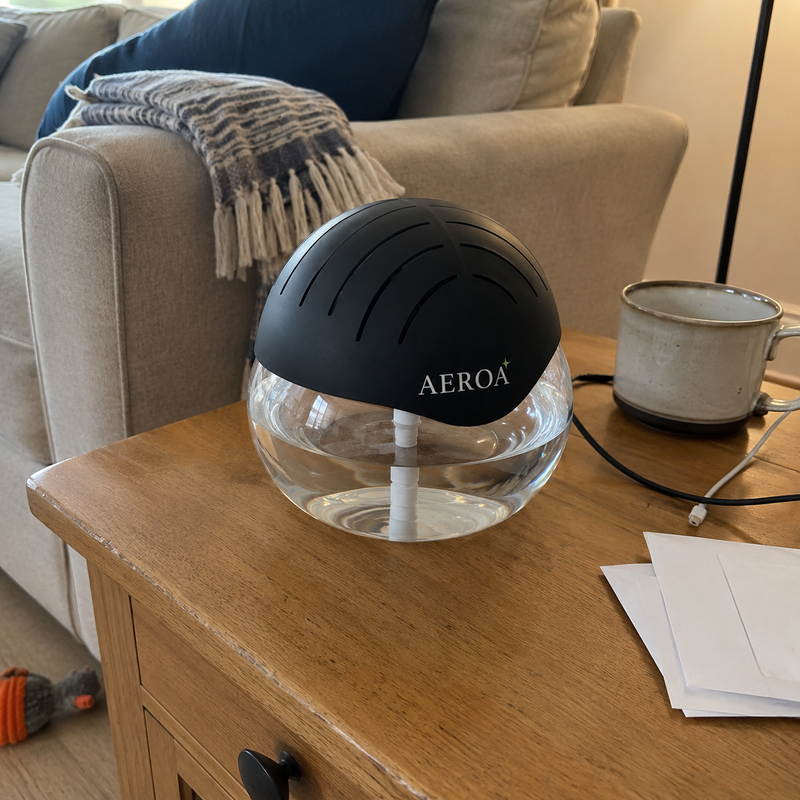 Customer using AEROA at home