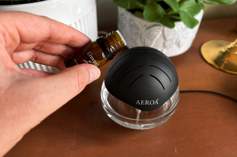 Customer using AEROA at home